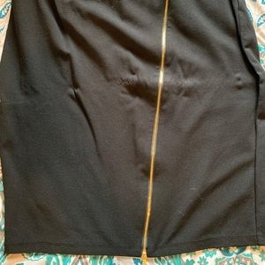 Forever21 Black skirt with gold details